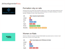 Tablet Screenshot of jeveuxapprendreruby.fr